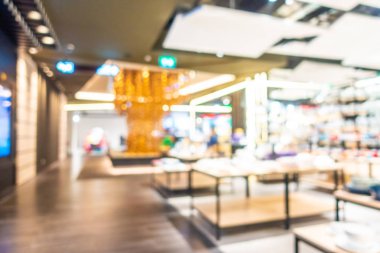 Soyut bulanıklık ve güzel lüks alışveriş ve perakende mağaza iç için arka plan bulanıklık