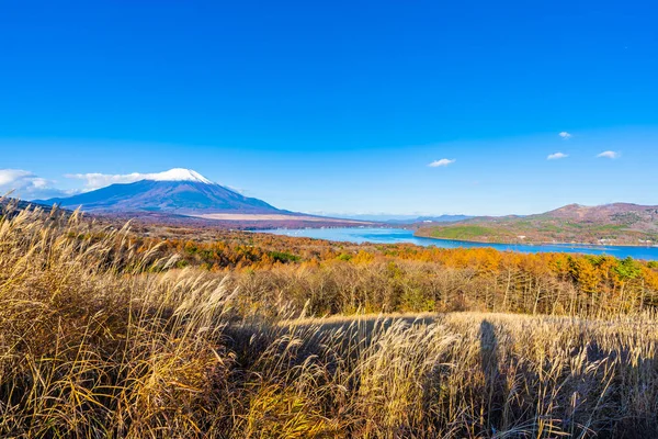 Schöne Landschaft Des Fuji Berges Yamanakako Oder Yamanaka See Der — Stockfoto