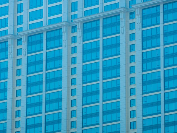 Beautiful Office Building Architecture Window Pattern Exterior Background — Stock Photo, Image