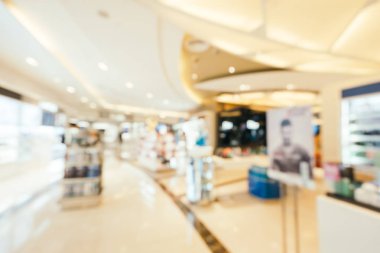 Soyut bulanıklık ve ufuk güzel lüks alışveriş merkezi için arka plan bölümü mağaza