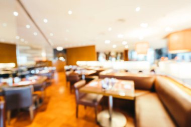 Soyut bulanıklık ve ufuk kahvaltı büfesi otel restoran ve kafe Cafe iç arka planı için