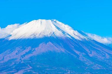 Fuji Dağı yamanakako ya da yamanaka Gölü sonbahar sezonu Japonya'nın güzel manzara
