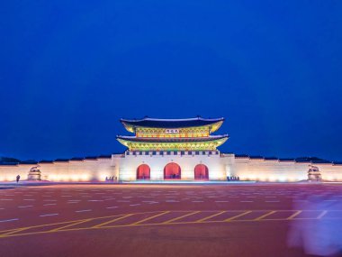 Gyeongbokgung Sarayı landmark Güney Kore'de Seul şehrinin güzel mimari yapı