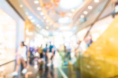 Soyut bulanıklık ve güzel lüks alışveriş ve perakende mağaza iç için arka plan bulanıklık