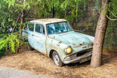 Osaka, Japonya - 12 Kasım 2018: güzel eğlence cazibe Evrensel Studio Osaka harry Potter