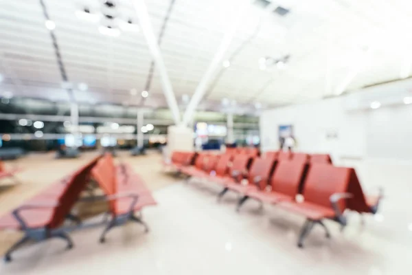 Abstract Blur Defocused Airport Terminal Interior Background — Stock Photo, Image