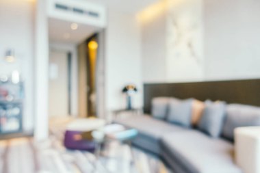 Bulanıklık kanepe ışık lamba ve salon iç arka plan için yastık