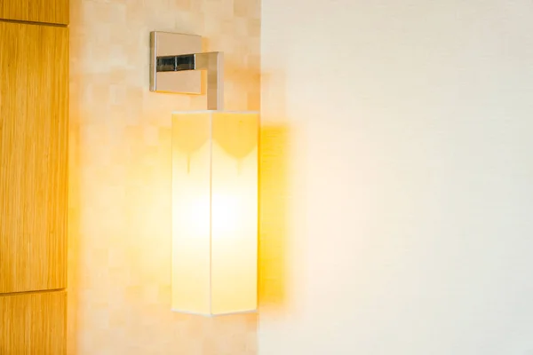 Mooie Luxe Licht Lamp Decoratie Muur Kamer Interieur — Stockfoto