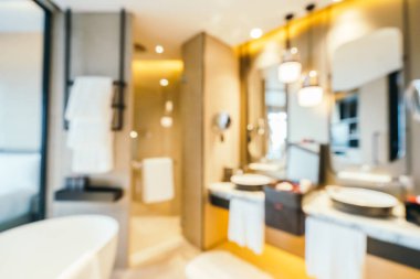 Soyut bulanıklık banyo ve tuvalet iç arka planı için