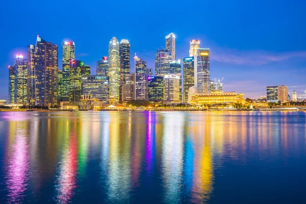 Singapore Jan 2019 Beautiful Architecture Building Landmark Exterior City Skyline — Stock Photo, Image