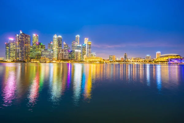 Singapura Janeiro 2019 Bela Arquitetura Edifício Marco Exterior Horizonte Cidade — Fotografia de Stock