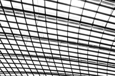 Arka cam pencere çatı mimari dış siyah ve beyaz renkli arka planı için