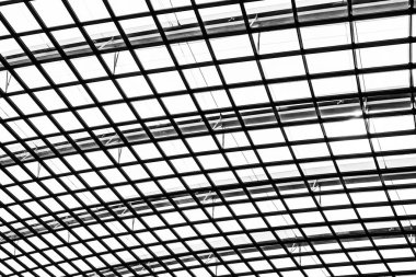 Arka cam pencere çatı mimari dış siyah ve beyaz renkli arka planı için