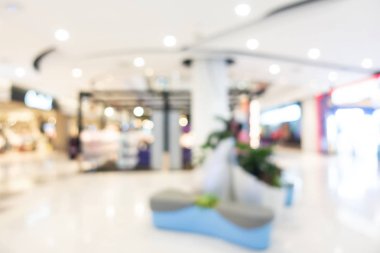 Arka plan için mağaza alışveriş merkezi iç bulanıklık
