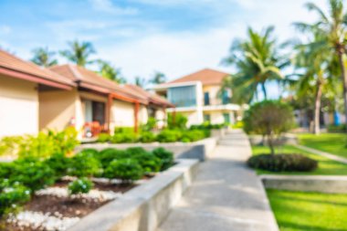 Soyut bulanıklık ve ufuk lüks hotel and resort tatil için seyahat ve arka plan tatil