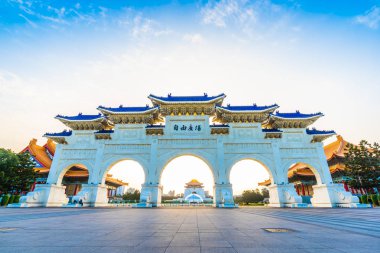 Güzel mimari yapı ve Simgesel Yapı chiang kai-shek memorial hall taipei City Tayvan