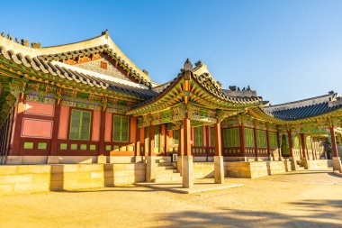 Alace Sarayı landmark Seoul City Güney Kore bina güzel mimari