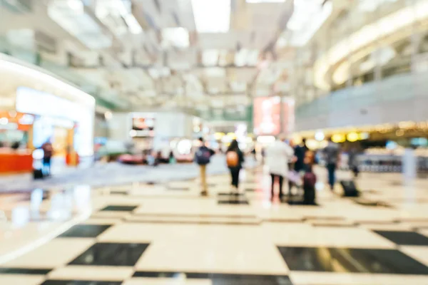 Abstrato Borrão Desfocado Changi Aiport Terminal Interior Para Fundo — Fotografia de Stock