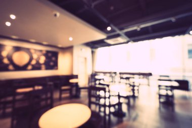 Soyut bulanıklık ve ufuk restoran ve kafe Cafe iç arka planı için