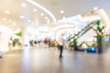 Soyut bulanıklık ve güzel lüks alışveriş ve perakende mağaza iç için arka plan bulanıklık