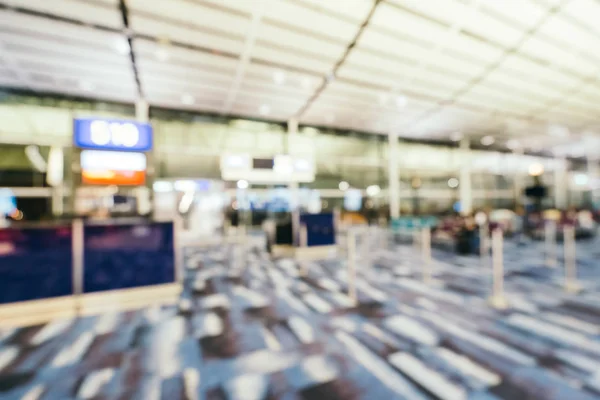 Abstract Blur Defocused Airport Terminal Interior Background — Stock Photo, Image