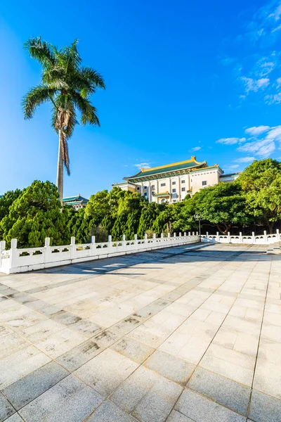 Beautiful Architecture Building Exterior Landmark Taipei National Palace Museum Travel — Stock Photo, Image