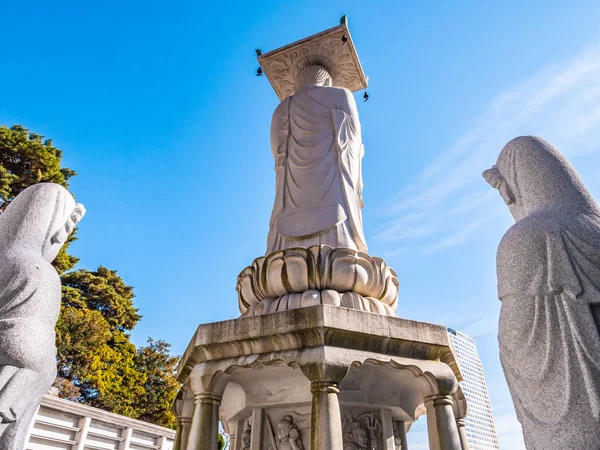 Bella Statua Buddhista Nel Tempio Bongeunsa Seoul City Corea Del — Foto Stock