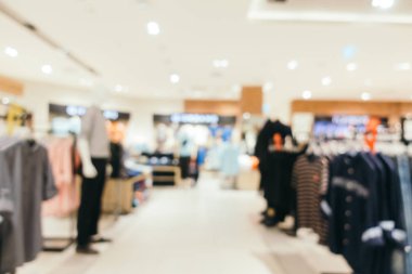 Arkaplan için mağaza içi soyut bulanıklık ve odaklanmış alışveriş merkezi