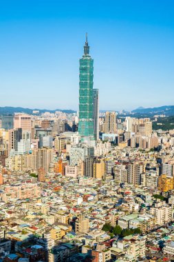 Tayvan Taipei şehir manzarası bina güzel mimari