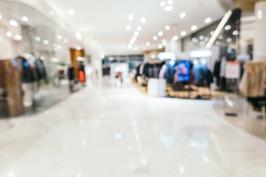 Soyut bulanıklık alışveriş merkezi mağazası iç arka planı için