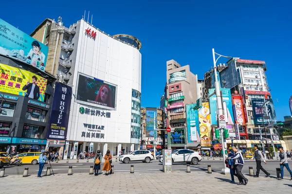 Taipei Taiwán Noviembre 2018 Mercado Ximending Lugar Popular Taipei Para — Foto de Stock