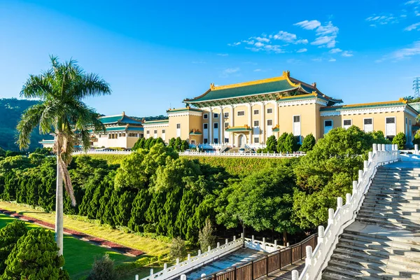 Beautiful Architecture Building Exterior Landmark Taipei National Palace Museum Travel — Stock Photo, Image