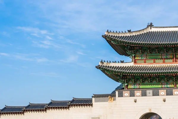 Schöne Architektur Gebäude Gyeongbokgung Palast Seoul Südkorea — Stockfoto