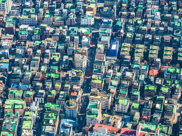 Mooie Luchtfoto Van Het Platform Gebouw Seoul City — Stockfoto