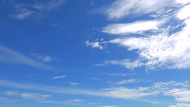 Beelden Van Prachtige Hemel Met Bewegende Wolken Timelapse — Stockvideo