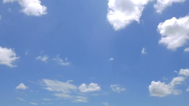 Imágenes Del Hermoso Cielo Con Nubes Movimiento Lapso Tiempo — Vídeos de Stock