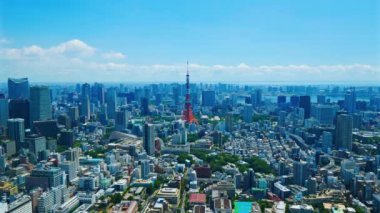 güzel modern Asya şehrinin zaman atlamalı görüntüleri