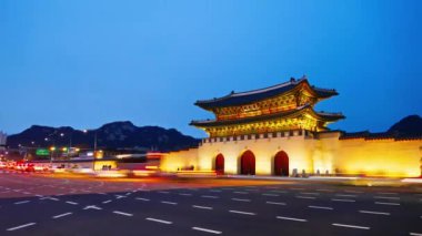 Modern megalopolis Asya şehrinin manzaralı görüntüleri