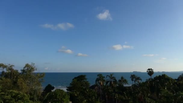 Lugna Bilder Vackra Vågiga Havet — Stockvideo