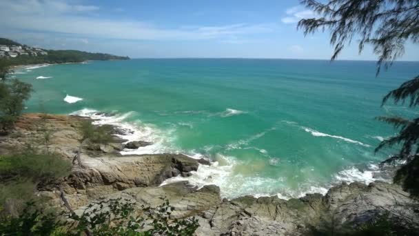 Imagens Tranquilas Belo Mar Ondulado — Vídeo de Stock