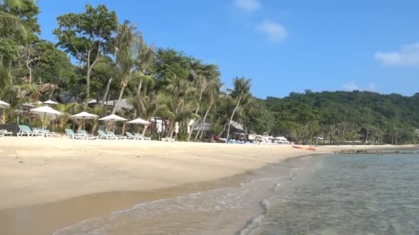 Imágenes Tranquilas Hermoso Mar Ondulado — Vídeo de stock