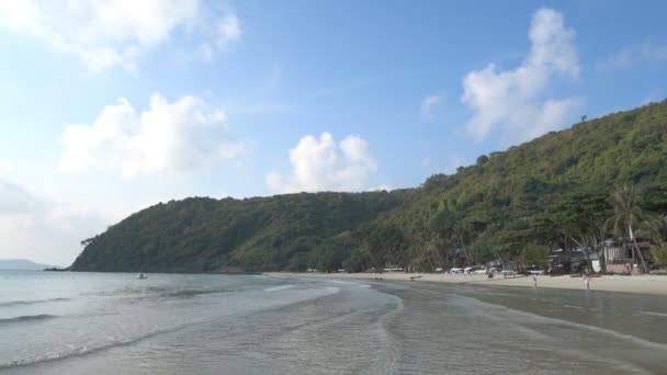 Imágenes Tranquilas Hermoso Mar Ondulado — Vídeo de stock