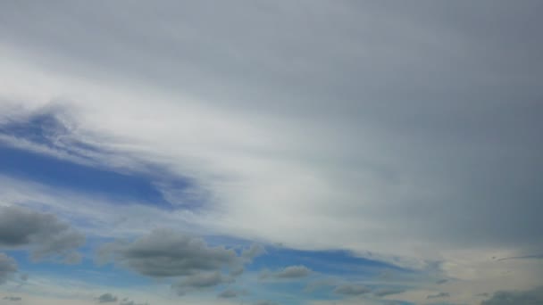 Imágenes Del Hermoso Cielo Con Nubes Movimiento Lapso Tiempo — Vídeo de stock