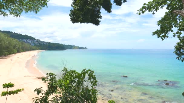 Imágenes Tranquilas Hermoso Mar Ondulado — Vídeo de stock