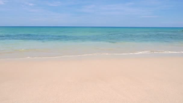 Spokojny Materiał Filmowy Pięknego Falistego Morza — Wideo stockowe