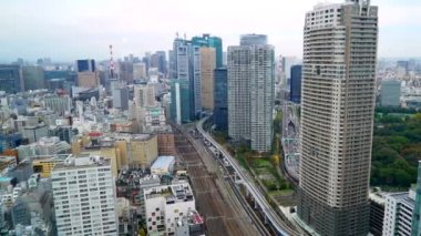 güzel modern Asya şehrinin zaman atlamalı görüntüleri