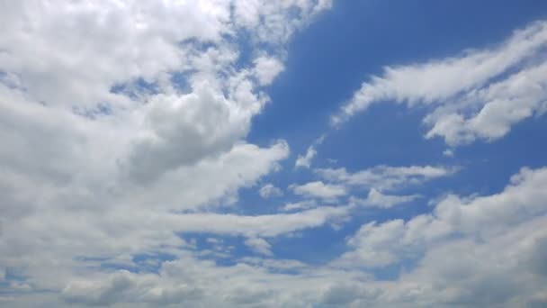 Imágenes Del Hermoso Cielo Con Nubes Movimiento Lapso Tiempo — Vídeos de Stock