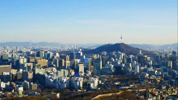 Time Lapse Filmato Bella Città Asiatica Moderna — Video Stock