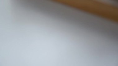 ahşap tahta üzerinde bruschettas yakın çekim görüntüleri