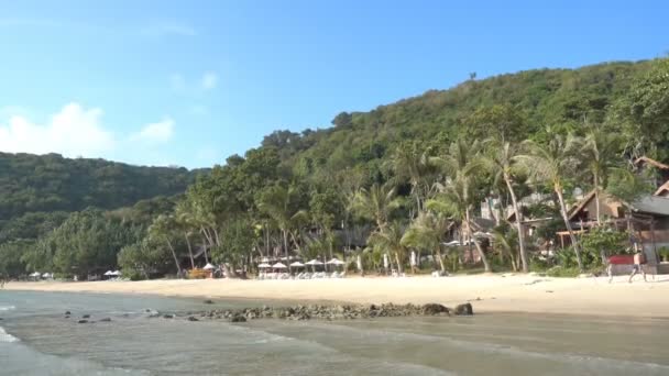 Lugna Bilder Vackra Vågiga Havet — Stockvideo